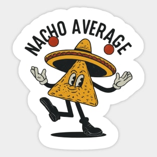 My Fiesta Flair: Wear Nachos the Love with This Cheesy Cartoon Tee Sticker